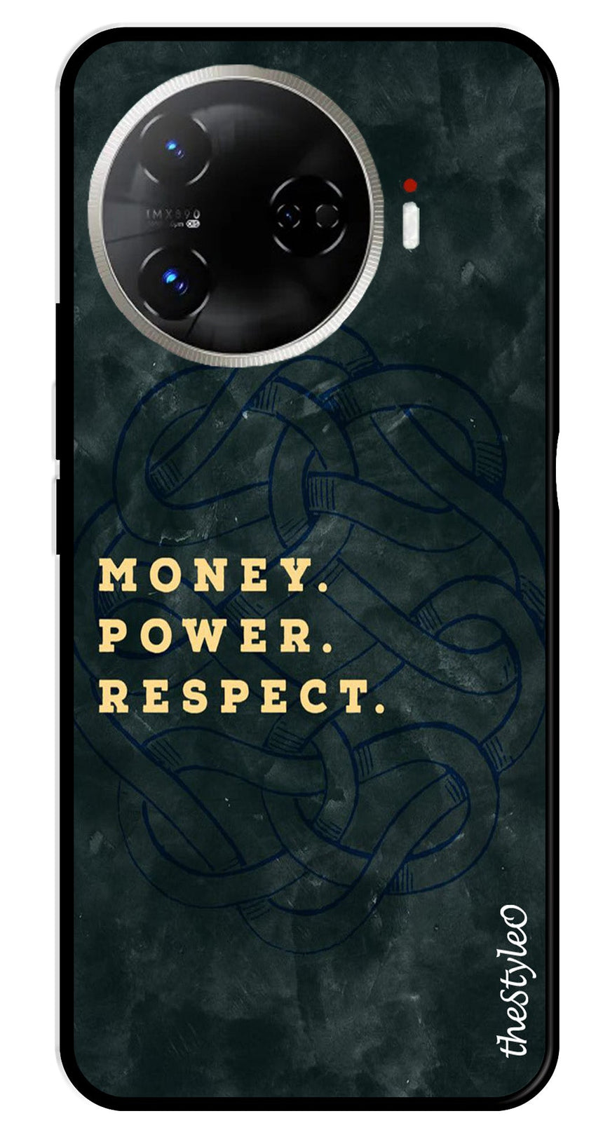 Money Power Respect Metal Mobile Case for Tecno Camon 30 Pro 5G (Design No -79)
