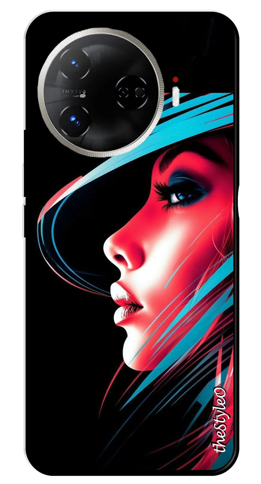 Elegant Woman Metal Mobile Case for Tecno Camon 30 Pro 5G (Design No -86)