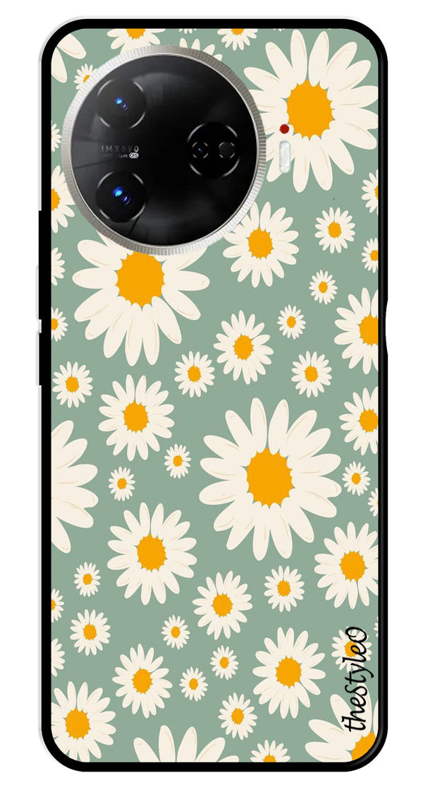 Floral Design Metal Mobile Case for Tecno Camon 30 Pro 5G (Design No -87)