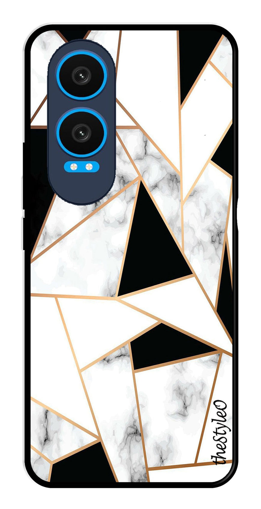 Marble Design2 Metal Mobile Case for OnePlus Nord CE4 Lite (Design No -08)