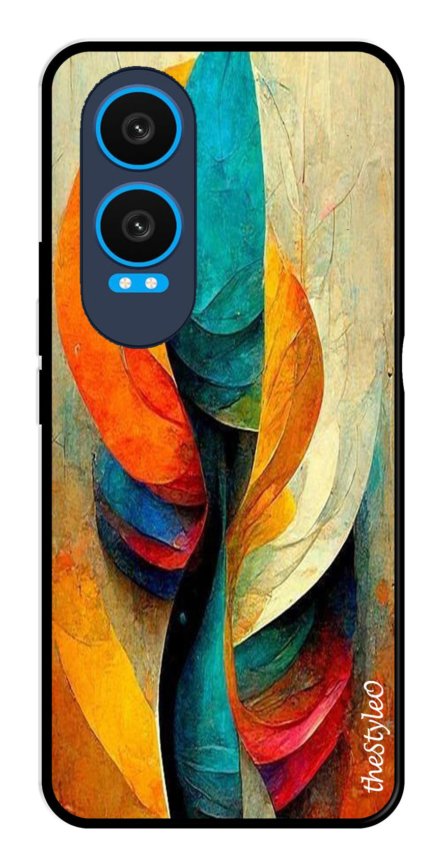 Modern Art Metal Mobile Case for OnePlus Nord CE4 Lite (Design No -11)