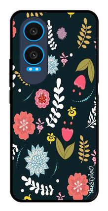 Floral Pattern2 Metal Mobile Case for OnePlus Nord CE4 Lite