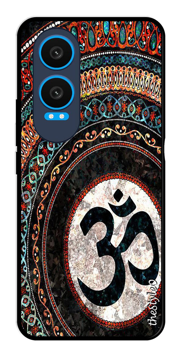 Leafs Design Metal Mobile Case for OnePlus Nord CE4 Lite (Design No -14)