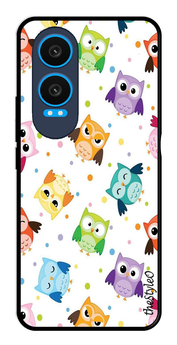 Autumn Leaf Metal Mobile Case for OnePlus Nord CE4 Lite (Design No -19)