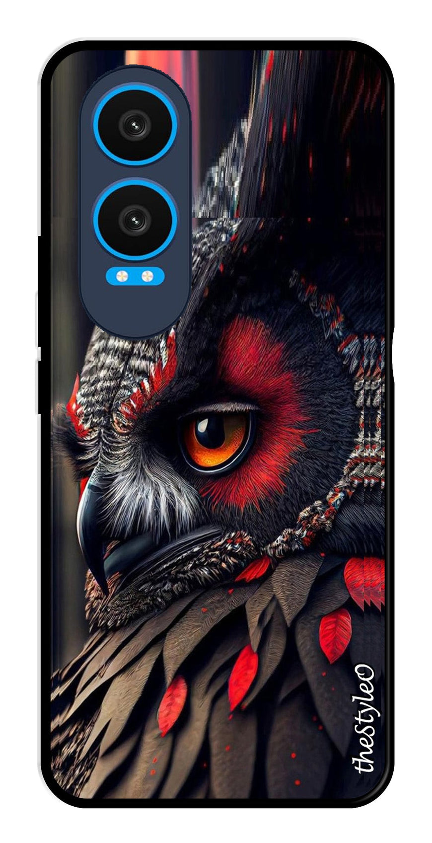 Flower Design Metal Mobile Case for OnePlus Nord CE4 Lite (Design No -25)