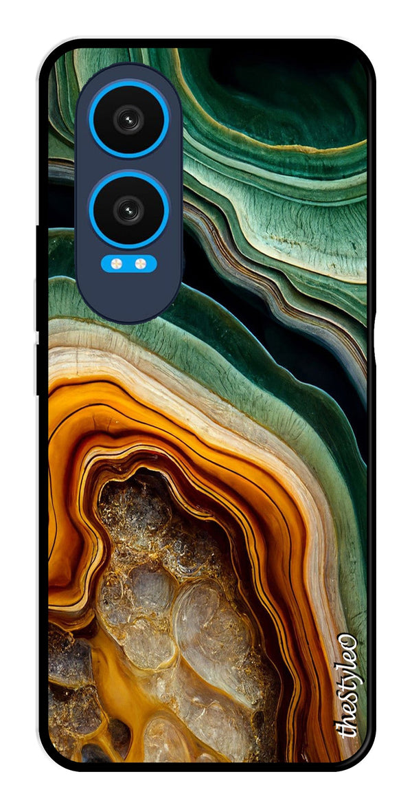 Be Happy Metal Mobile Case for OnePlus Nord CE4 Lite (Design No -27)