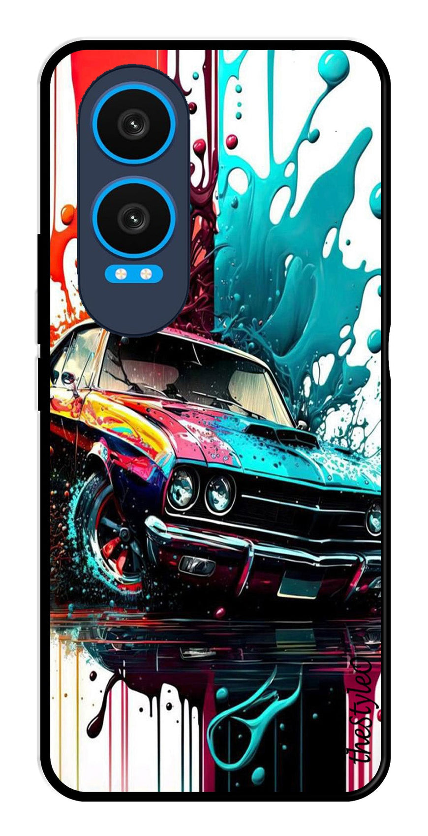 Marble Design Metal Mobile Case for OnePlus Nord CE4 Lite (Design No -28)