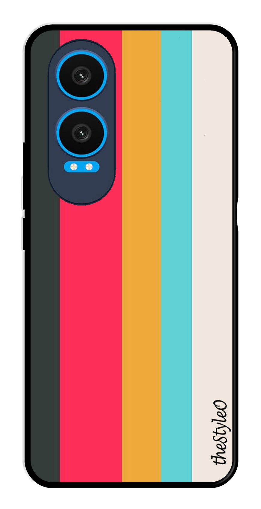 Feathers Metal Mobile Case for OnePlus Nord CE4 Lite (Design No -30)