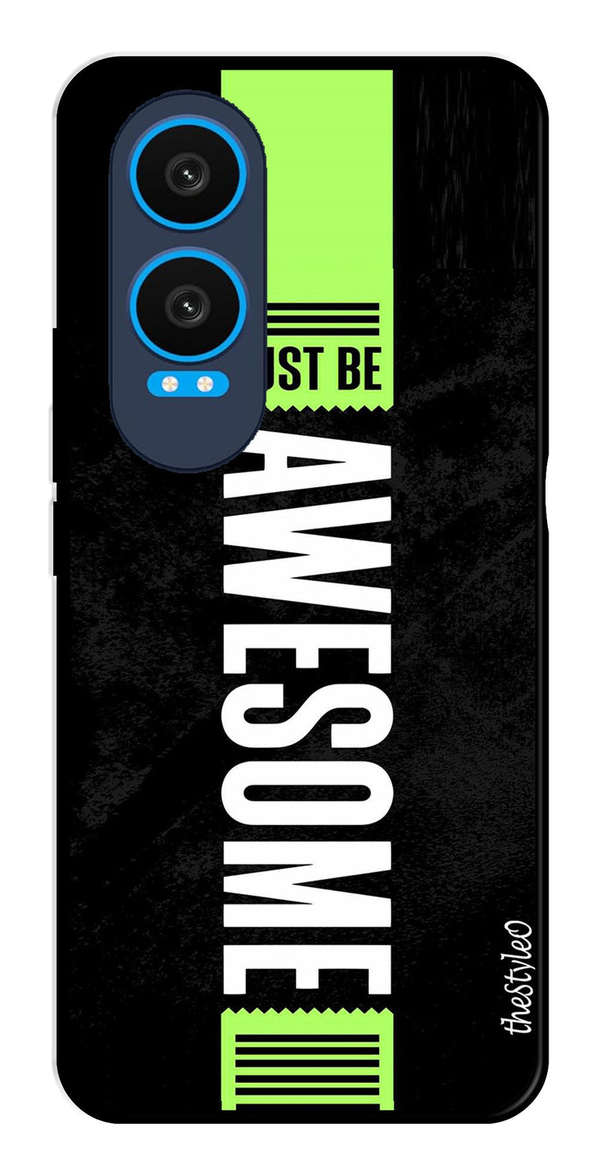 Alphabets Metal Mobile Case for OnePlus Nord CE4 Lite (Design No -32)