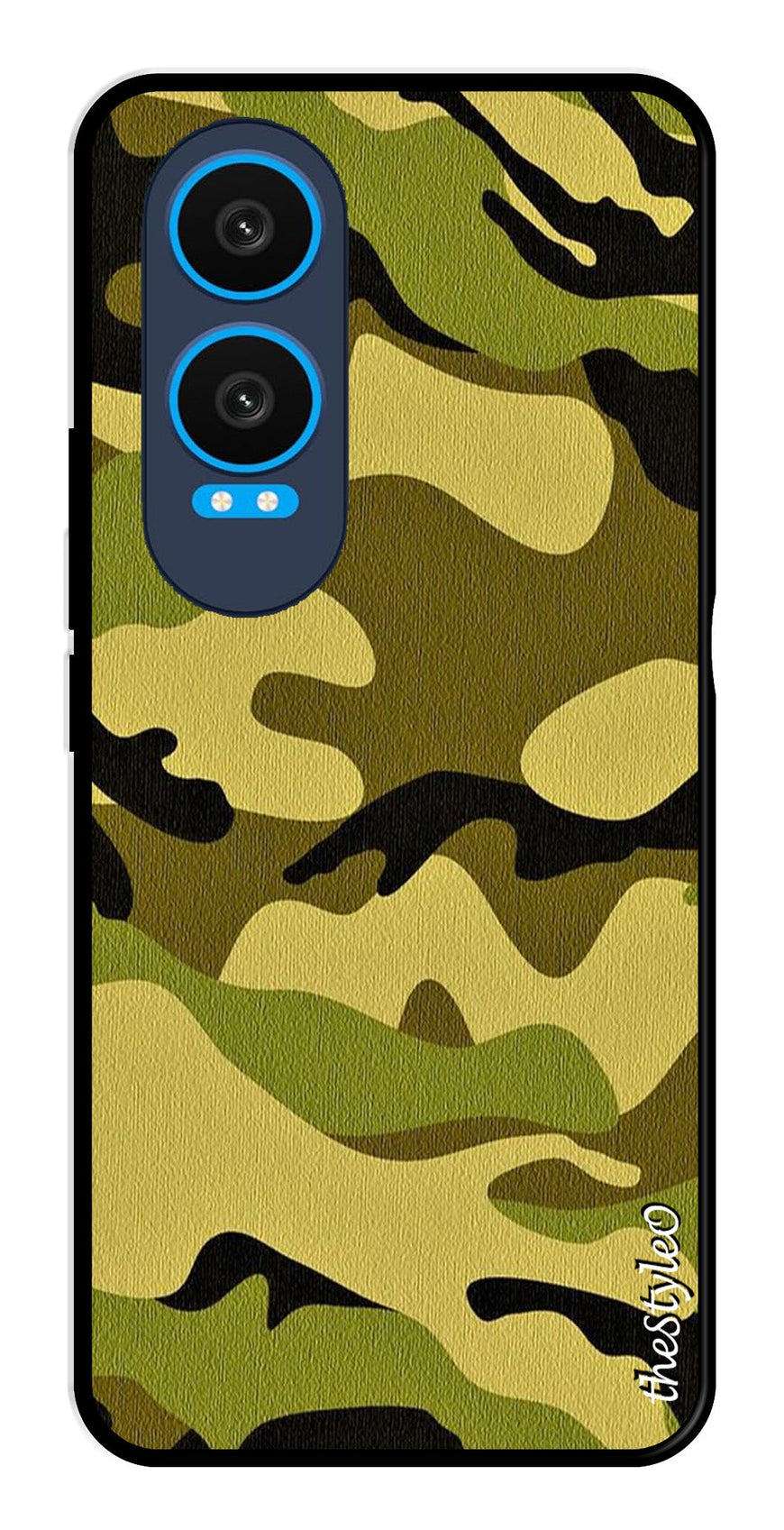 Blue Marble Metal Mobile Case for OnePlus Nord CE4 Lite (Design No -34)