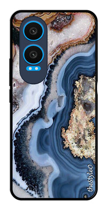 Floral Pattern Metal Mobile Case for OnePlus Nord CE4 Lite