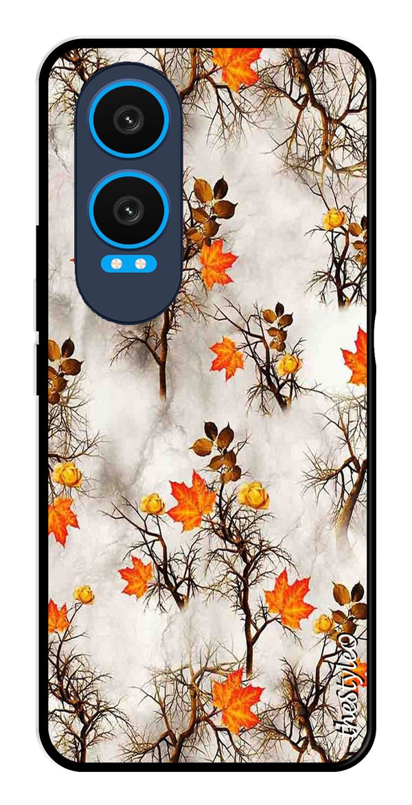 Map Design Metal Mobile Case for OnePlus Nord CE4 Lite (Design No -54)