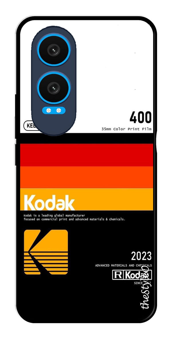 Kodak Design Metal Mobile Case for OnePlus Nord CE4 Lite (Design No -65)