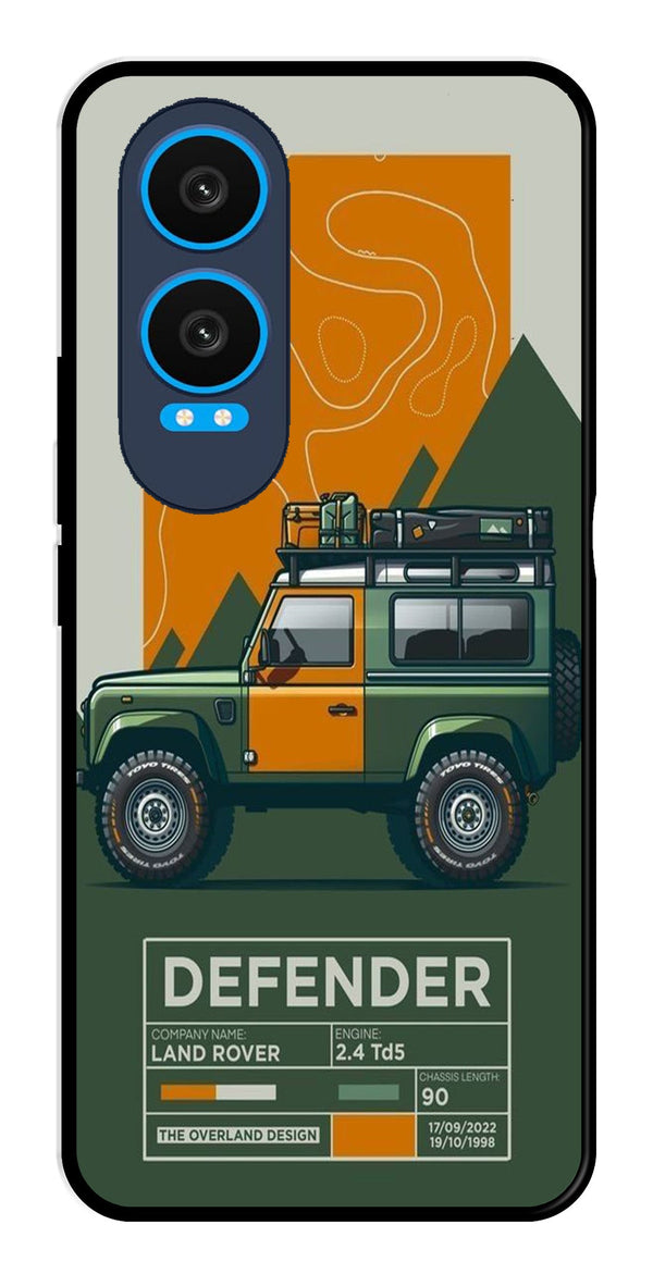 Defender Metal Mobile Case for OnePlus Nord CE4 Lite (Design No -72)