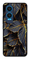 Gold Leaf Metal Mobile Case for OnePlus Nord CE4 Lite (Design No -73)
