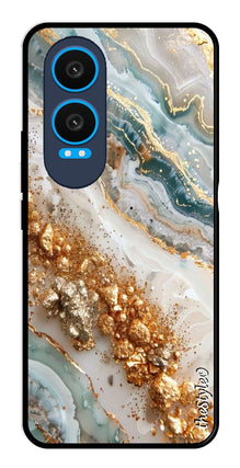 Marble Design Metal Mobile Case for OnePlus Nord CE4 Lite