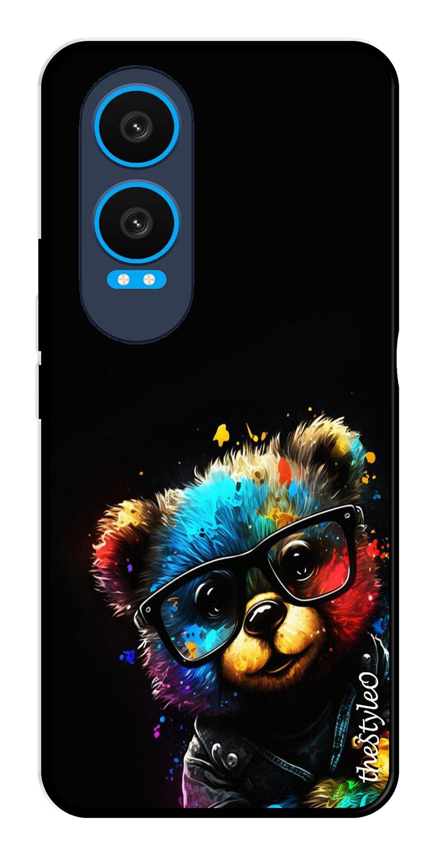 Teddy Bear Metal Mobile Case for OnePlus Nord CE4 Lite (Design No -94)