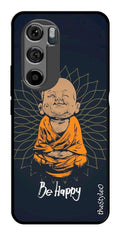 Owl Design Metal Mobile Case for Moto Edge 30 (Design No -26)