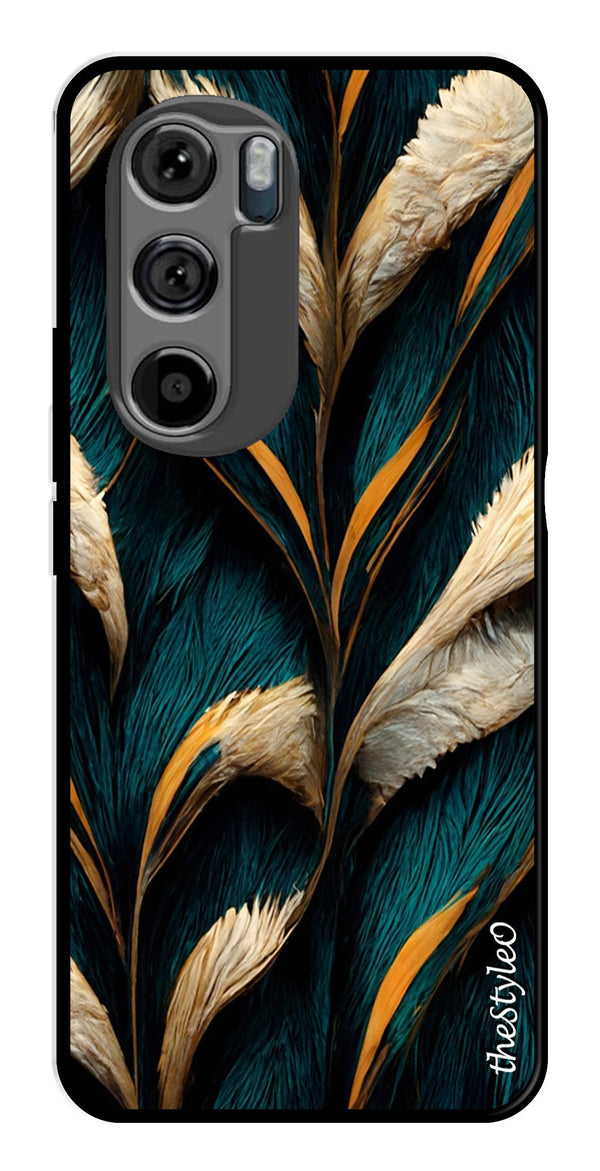 Vintage Car Metal Mobile Case for Moto Edge 30 (Design No -29)