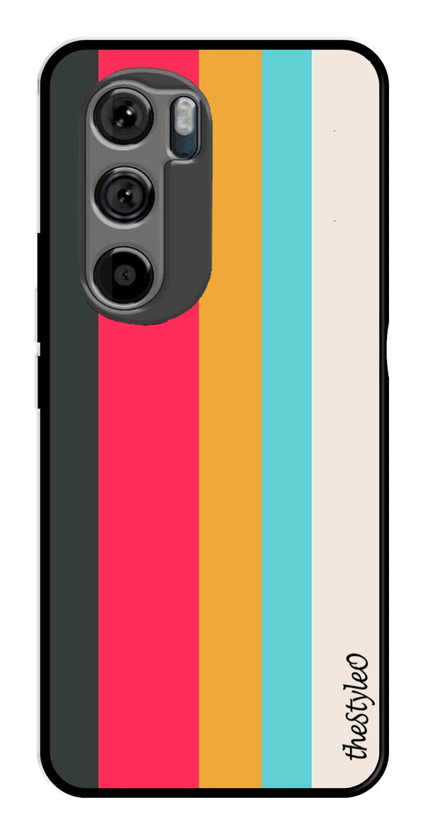 Feathers Metal Mobile Case for Moto Edge 30 (Design No -30)