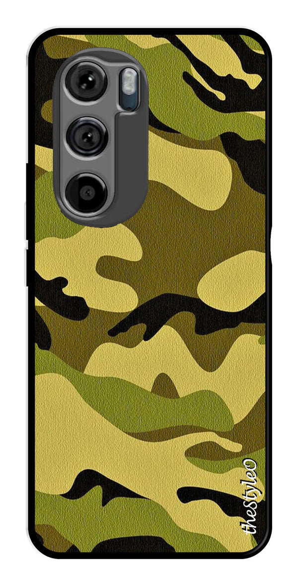 Blue Marble Metal Mobile Case for Moto Edge 30 (Design No -34)