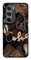 Marble Pattern Metal Mobile Case for Moto Edge 30 (Design No -36)