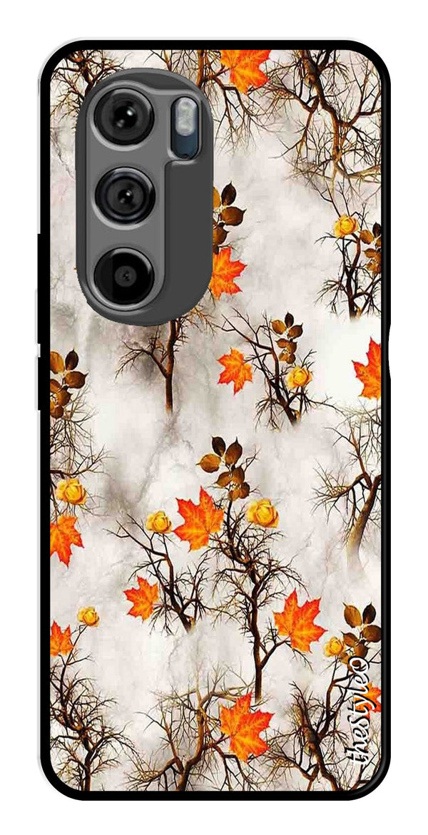 Map Design Metal Mobile Case for Moto Edge 30 (Design No -54)