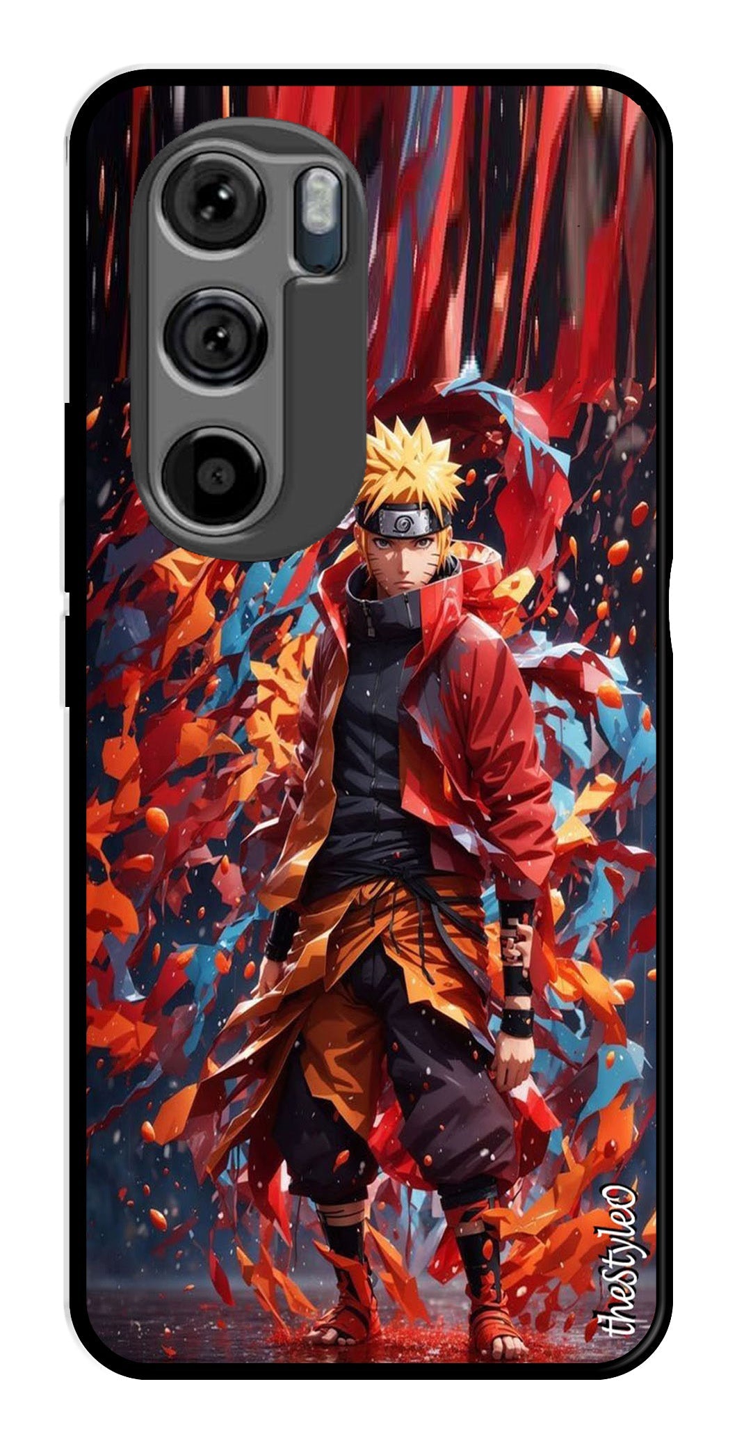 Anime-2 Metal Mobile Case for Moto Edge 30 (Design No -64)
