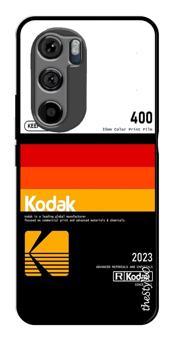 Kodak Design Metal Mobile Case for Moto Edge 30 (Design No -65)