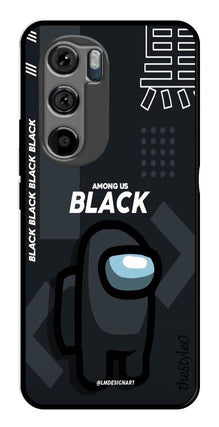Among us Black Metal Mobile Case for Moto Edge 30
