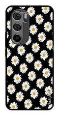 Daisy Flower Metal Mobile Case for Moto Edge 30 (Design No -75)