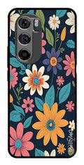 Colorful Abstract Metal Mobile Case for Moto Edge 30 (Design No -76)