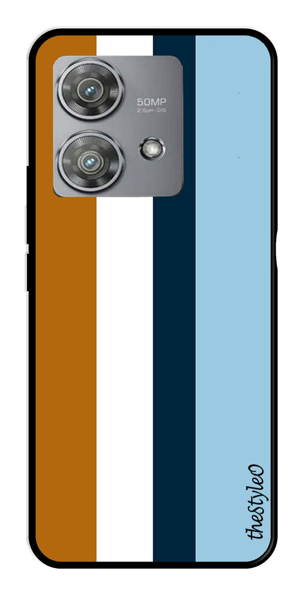 Qalander Art Metal Mobile Case for Moto Edge 40 Neo 5G (Design No -16)