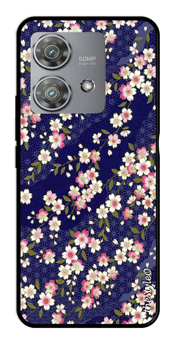 Marble Design Metal Mobile Case for Moto Edge 40 Neo 5G (Design No -24)