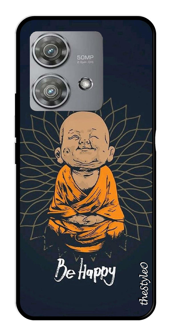 Owl Design Metal Mobile Case for Moto Edge 40 Neo 5G (Design No -26)