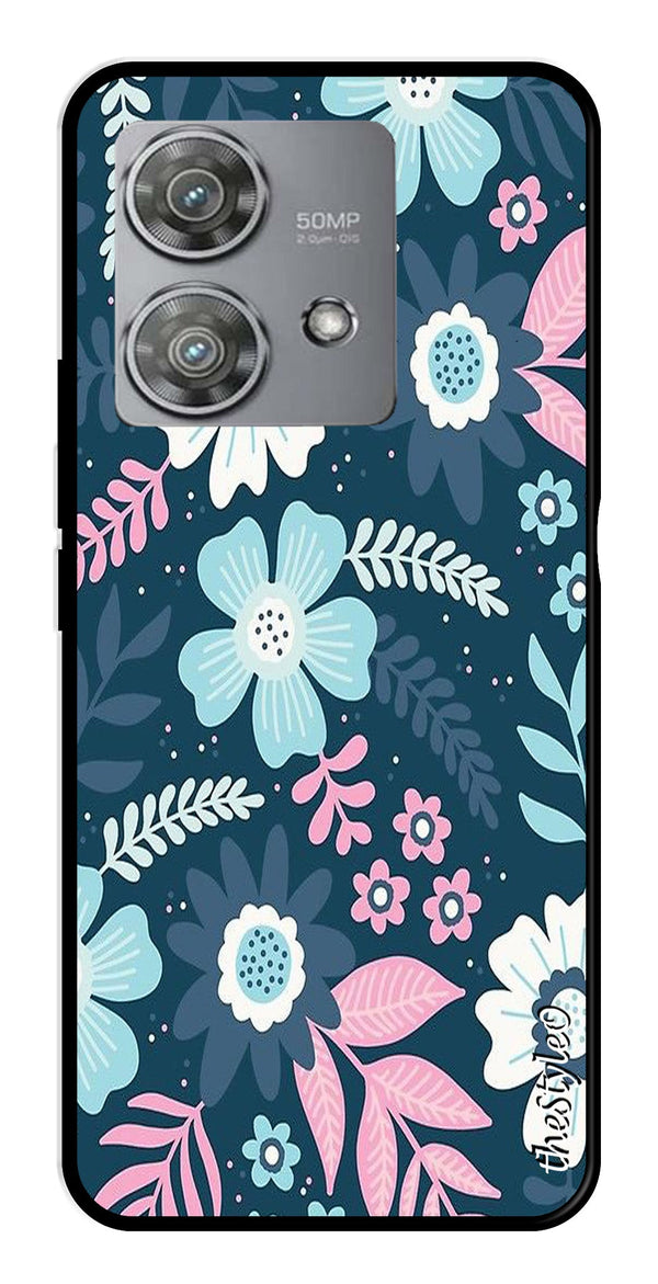 Qalander Art Metal Mobile Case for Moto Edge 40 Neo 5G (Design No -49)