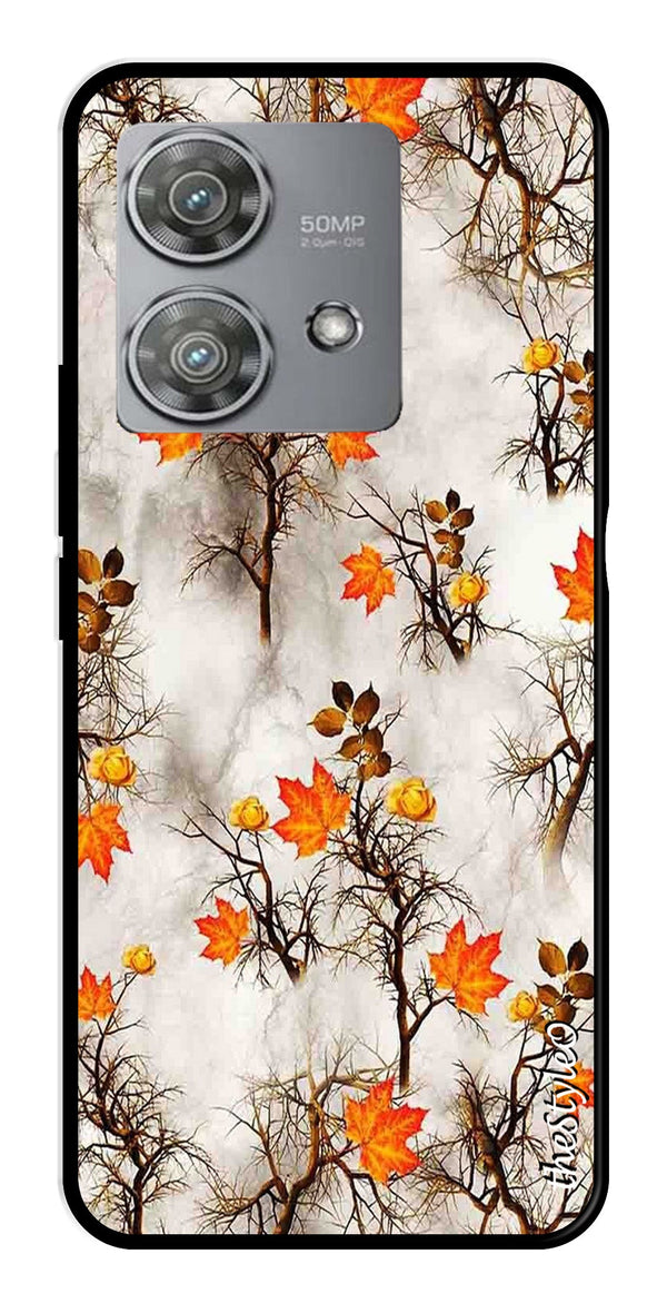 Map Design Metal Mobile Case for Moto Edge 40 Neo 5G (Design No -54)