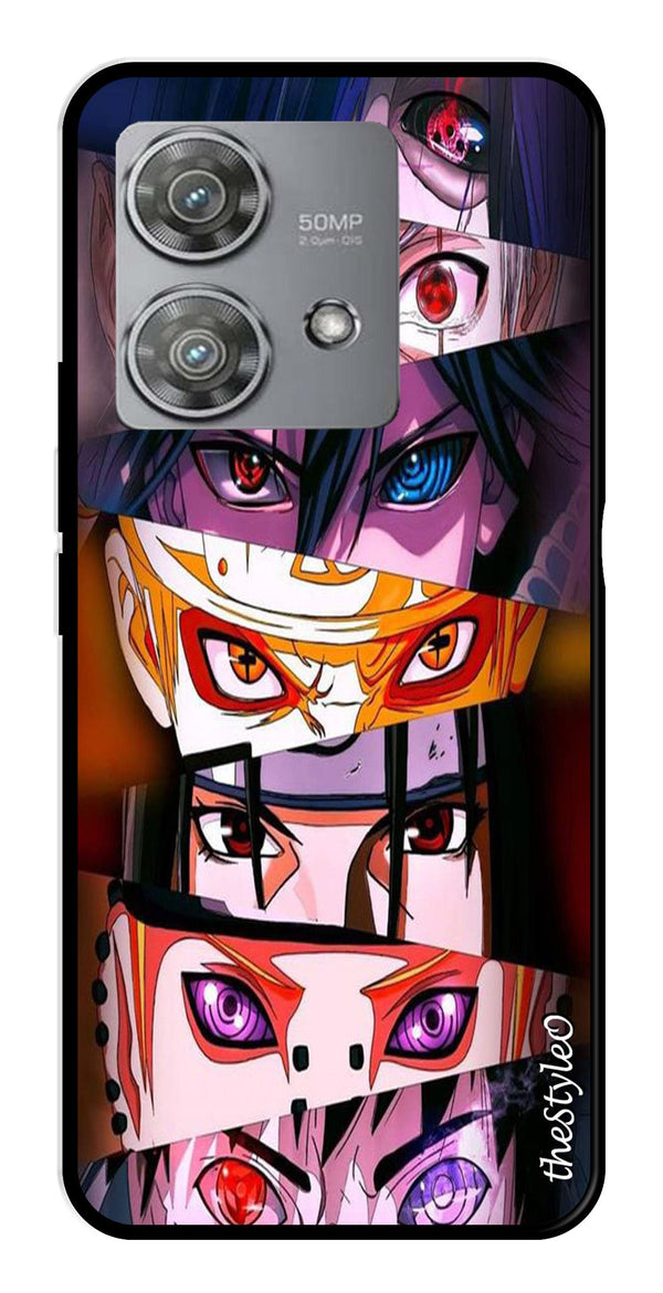 Anime Metal Mobile Case for Moto Edge 40 Neo 5G (Design No -56)