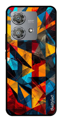 Abstract Art Metal Mobile Case for Moto Edge 40 Neo 5G