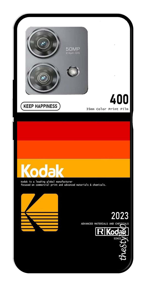 Kodak Design Metal Mobile Case for Moto Edge 40 Neo 5G (Design No -65)