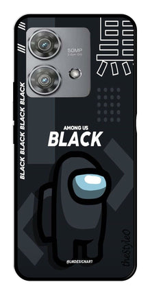 Among us Black Metal Mobile Case for Moto Edge 40 Neo 5G