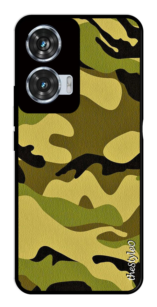 Blue Marble Metal Mobile Case for Moto Edge 50 Fusion 5G (Design No -34)