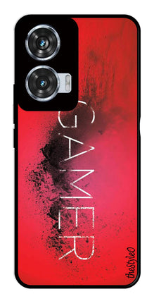 Lion Pattern Metal Mobile Case for Moto Edge 50 Fusion 5G