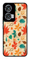 Autumn leaves Metal Mobile Case for Moto Edge 50 Fusion 5G (Design No -55)