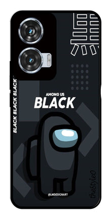 Among us Black Metal Mobile Case for Moto Edge 50 Fusion 5G