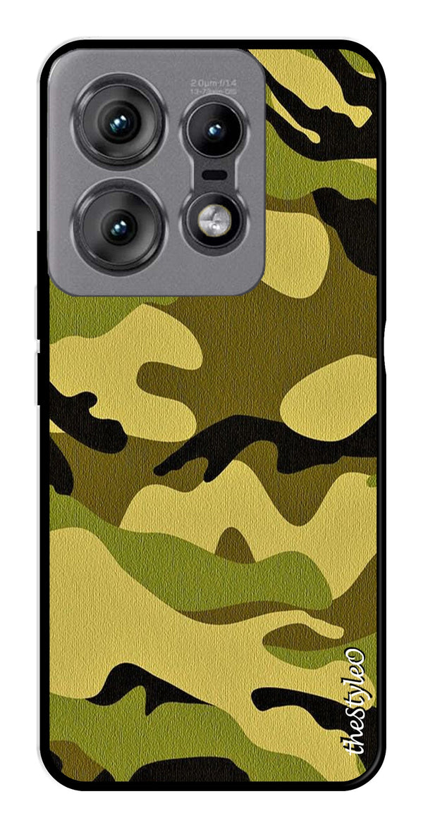 Blue Marble Metal Mobile Case for Moto Edge 50 Pro 5G (Design No -34)