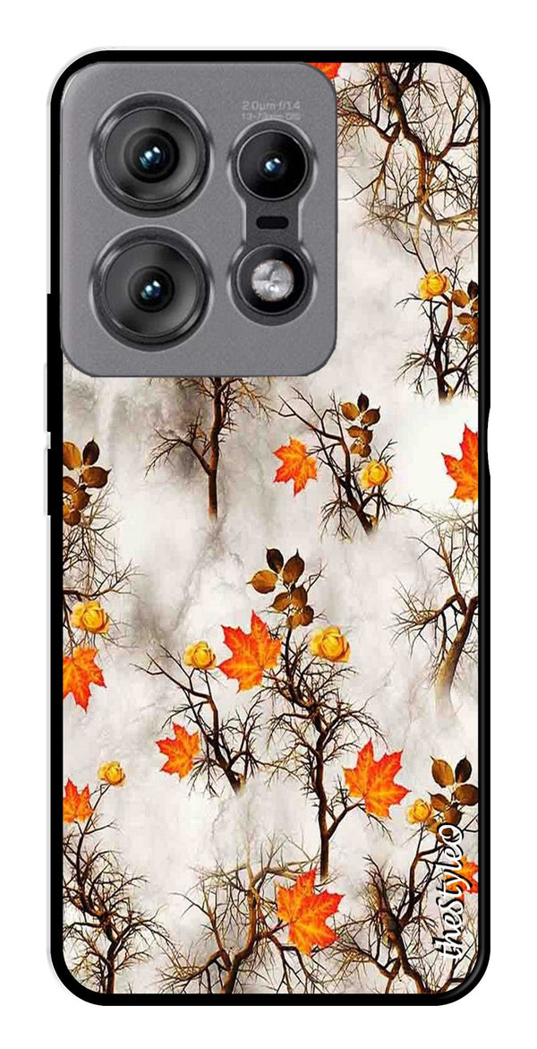 Map Design Metal Mobile Case for Moto Edge 50 Pro 5G (Design No -54)