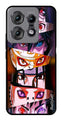 Anime Metal Mobile Case for Moto Edge 50 Pro 5G (Design No -56)