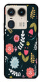 Floral Pattern2 Metal Mobile Case for Moto Edge 50 Ultra 5G (Design No -12)