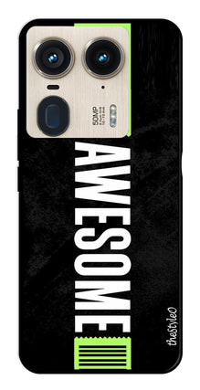 Alphabets Metal Mobile Case for Moto Edge 50 Ultra 5G